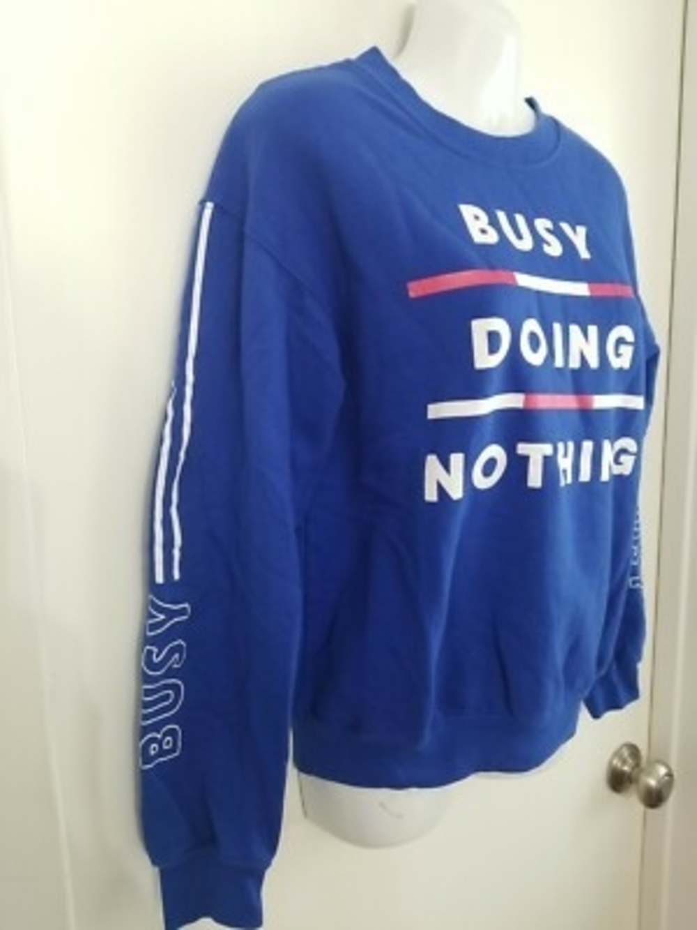 Busy Doing Nothing Crew Neck Sweater